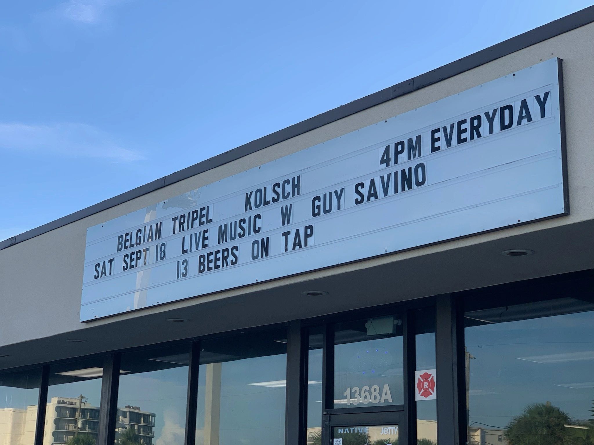 Guy Savino at beachside venue